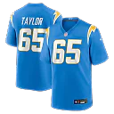 Zennovawear Logan Taylor Los Angeles Chargers Team Game Jersey - Powder Blue