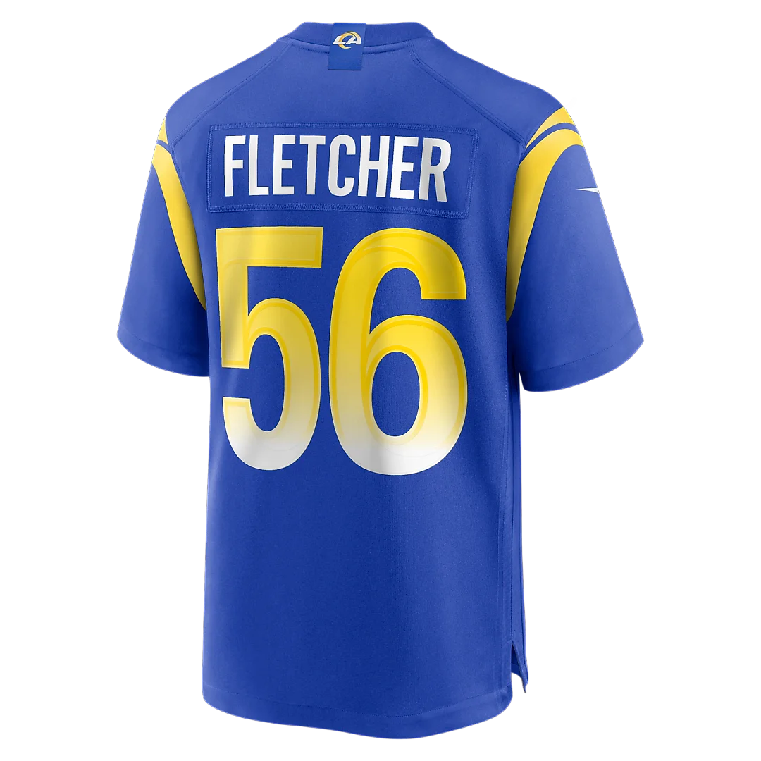 Zennovawear London Fletcher Los Angeles Rams Game Retired Player Jersey - Royal