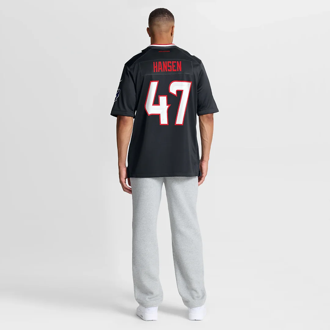 Zennovawear Louis Hansen Houston Texans Team Game Jersey - Navy