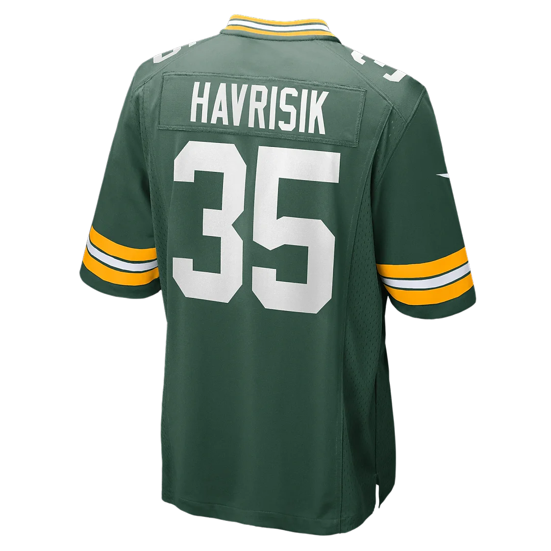 Zennovawear Lucas Havrisik Green Bay Packers Team Game Jersey - Green
