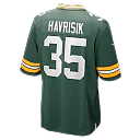 Zennovawear Lucas Havrisik Green Bay Packers Team Game Jersey - Green