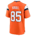 Zennovawear Lucas Krull Denver Broncos Team Game Jersey - Orange