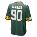 Zennovawear Lukas Van Ness Green Bay Packers Game Jersey - Green