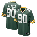 Zennovawear Lukas Van Ness Green Bay Packers Game Jersey - Green