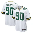Zennovawear Lukas Van Ness Green Bay Packers Game Jersey - White