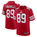 Zennovawear Luke Farrell San Francisco 49ers Team Game Jersey - Scarlet