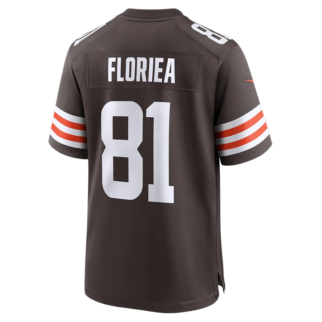 Zennovawear Luke Floriea Cleveland Browns Team Game Jersey - Brown