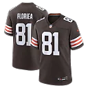 Zennovawear Luke Floriea Cleveland Browns Team Game Jersey - Brown