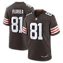 Zennovawear Luke Floriea Cleveland Browns Team Game Jersey - Brown