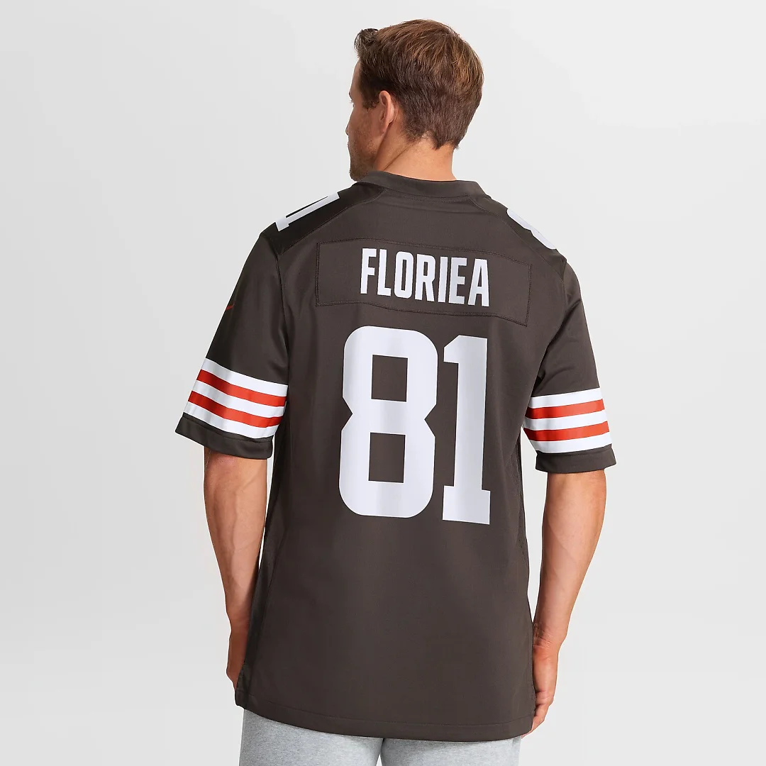 Zennovawear Luke Floriea Cleveland Browns Team Game Jersey - Brown