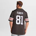 Zennovawear Luke Floriea Cleveland Browns Team Game Jersey - Brown