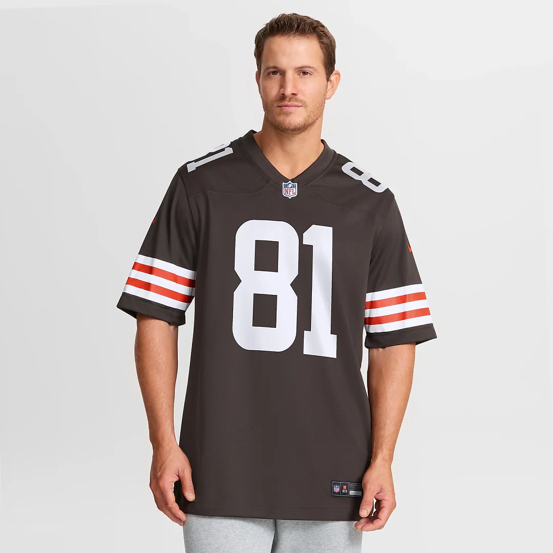 Zennovawear Luke Floriea Cleveland Browns Team Game Jersey - Brown