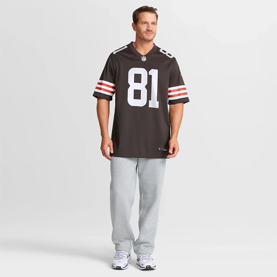 Zennovawear Luke Floriea Cleveland Browns Team Game Jersey - Brown