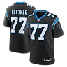 Zennovawear Luke Fortner Carolina Panthers Team Game Jersey - Black