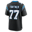 Zennovawear Luke Fortner Carolina Panthers Team Game Jersey - Black