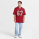 Zennovawear Luke Goedeke Tampa Bay Buccaneers Game Player Jersey - Red