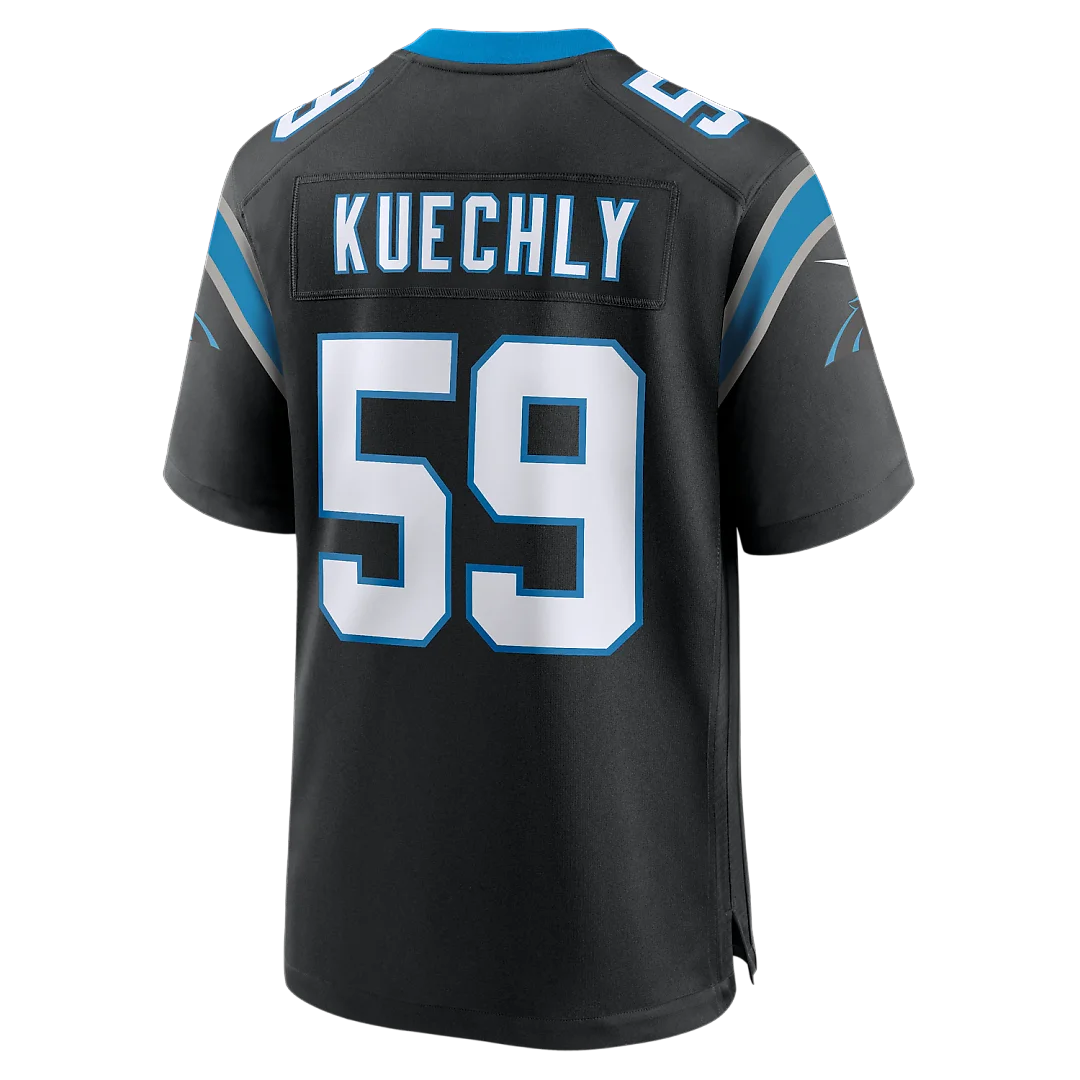 Zennovawear Luke Kuechly Carolina Panthers Team Game Jersey - Black