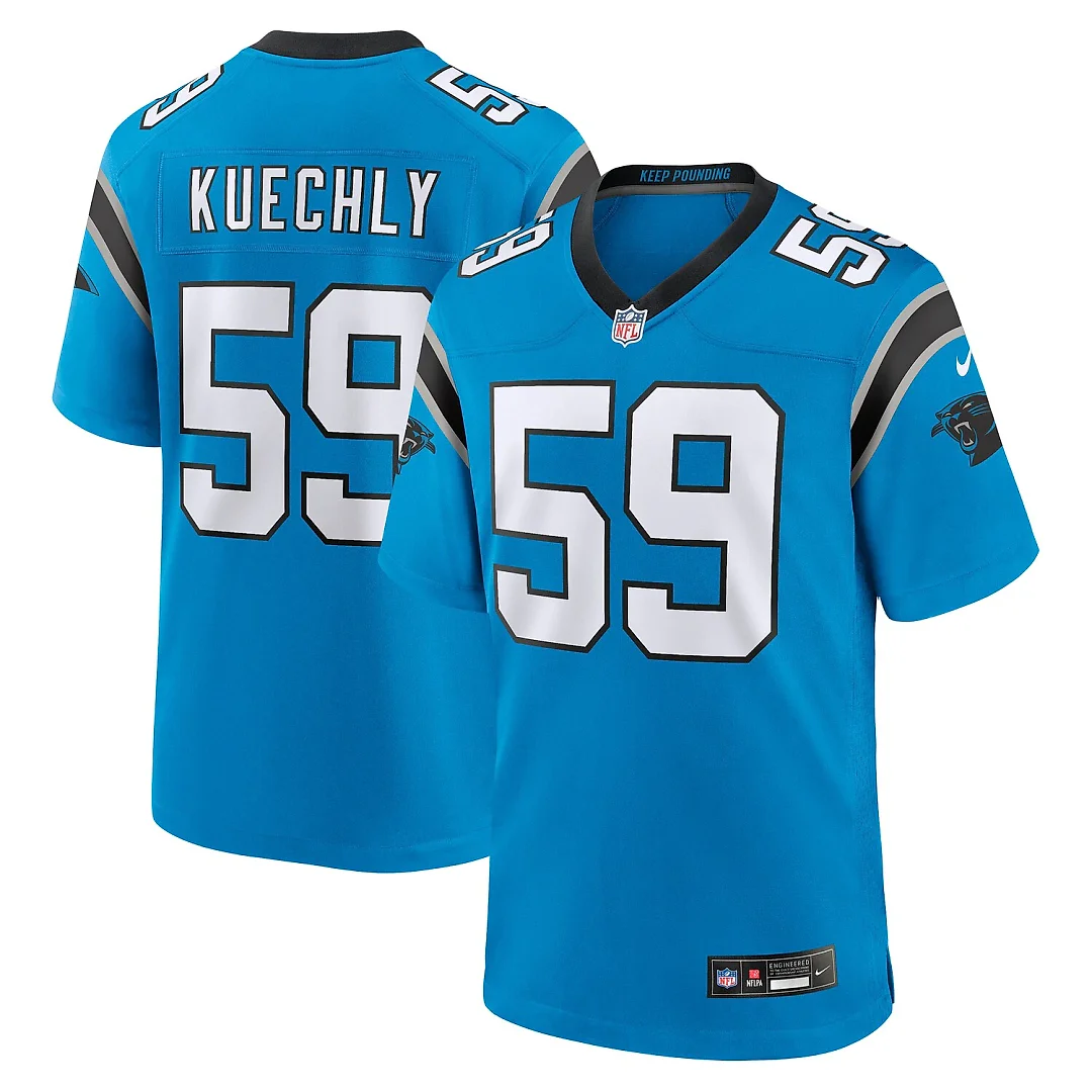 Zennovawear Luke Kuechly Carolina Panthers Retired Player Alternate Game Jersey - Blue