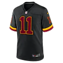 Zennovawear Luke McCaffrey Washington Commanders Hail Raiser Alternate Game Jersey - Black