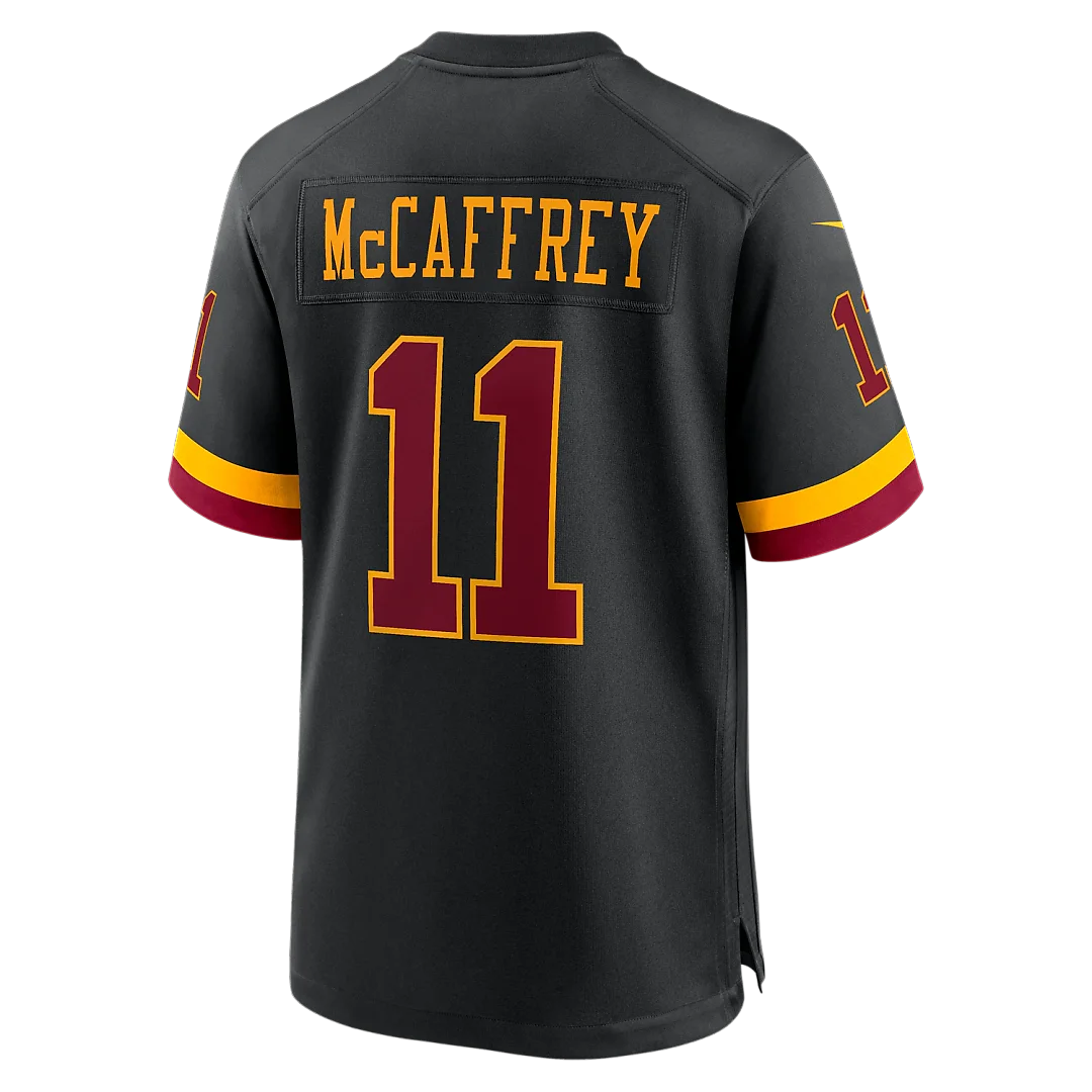 Zennovawear Luke McCaffrey Washington Commanders Hail Raiser Alternate Game Jersey - Black