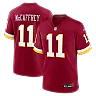 Zennovawear Luke McCaffrey Washington Commanders Game Jersey - Burgundy