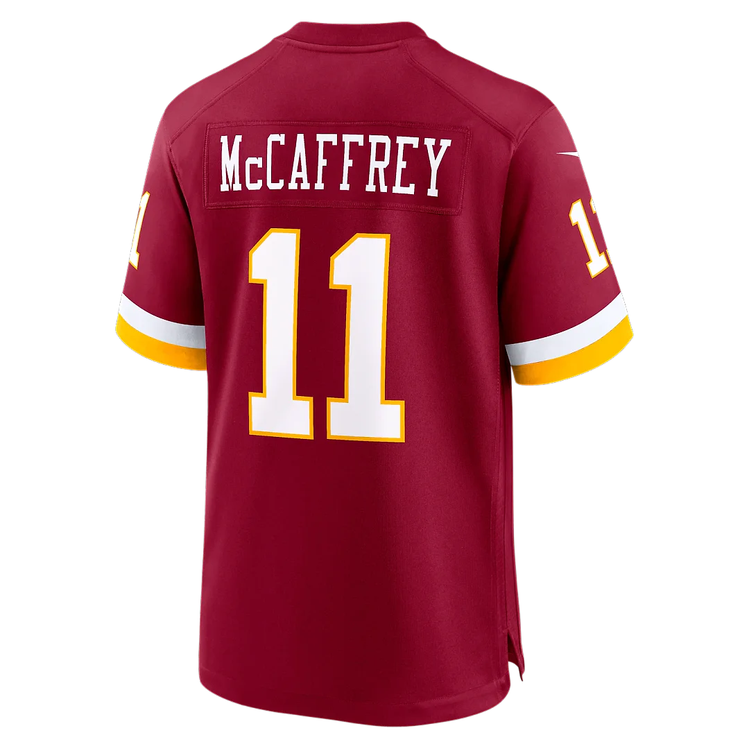 Zennovawear Luke McCaffrey Washington Commanders Game Jersey - Burgundy