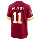 Zennovawear Luke McCaffrey Washington Commanders Game Jersey - Burgundy