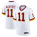 Zennovawear Luke McCaffrey Washington Commanders Game Super Bowl Era Jersey - White