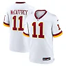 Zennovawear Luke McCaffrey Washington Commanders Game Super Bowl Era Jersey - White