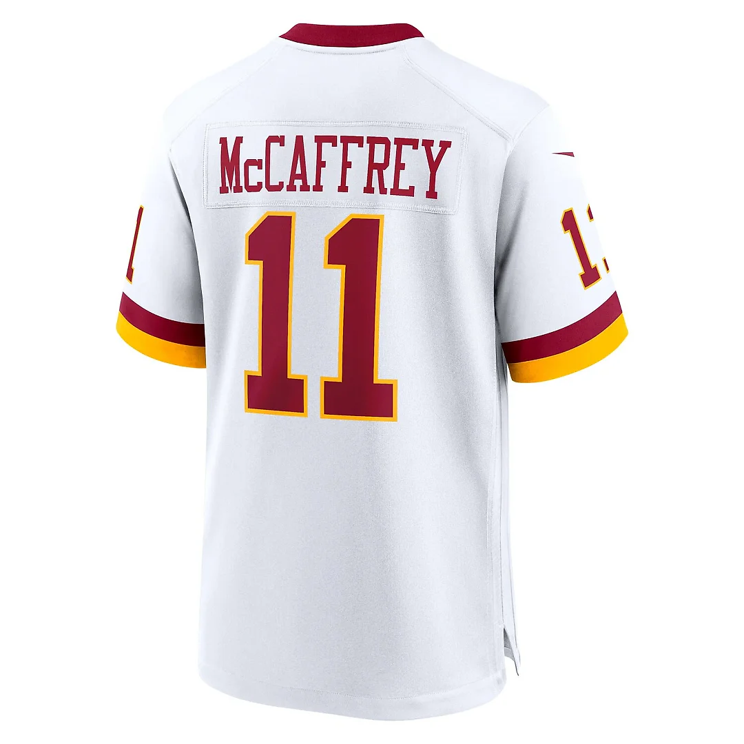 Zennovawear Luke McCaffrey Washington Commanders Game Super Bowl Era Jersey - White