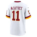 Zennovawear Luke McCaffrey Washington Commanders Game Super Bowl Era Jersey - White