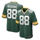 Zennovawear Luke Musgrave Green Bay Packers Game Jersey - Green