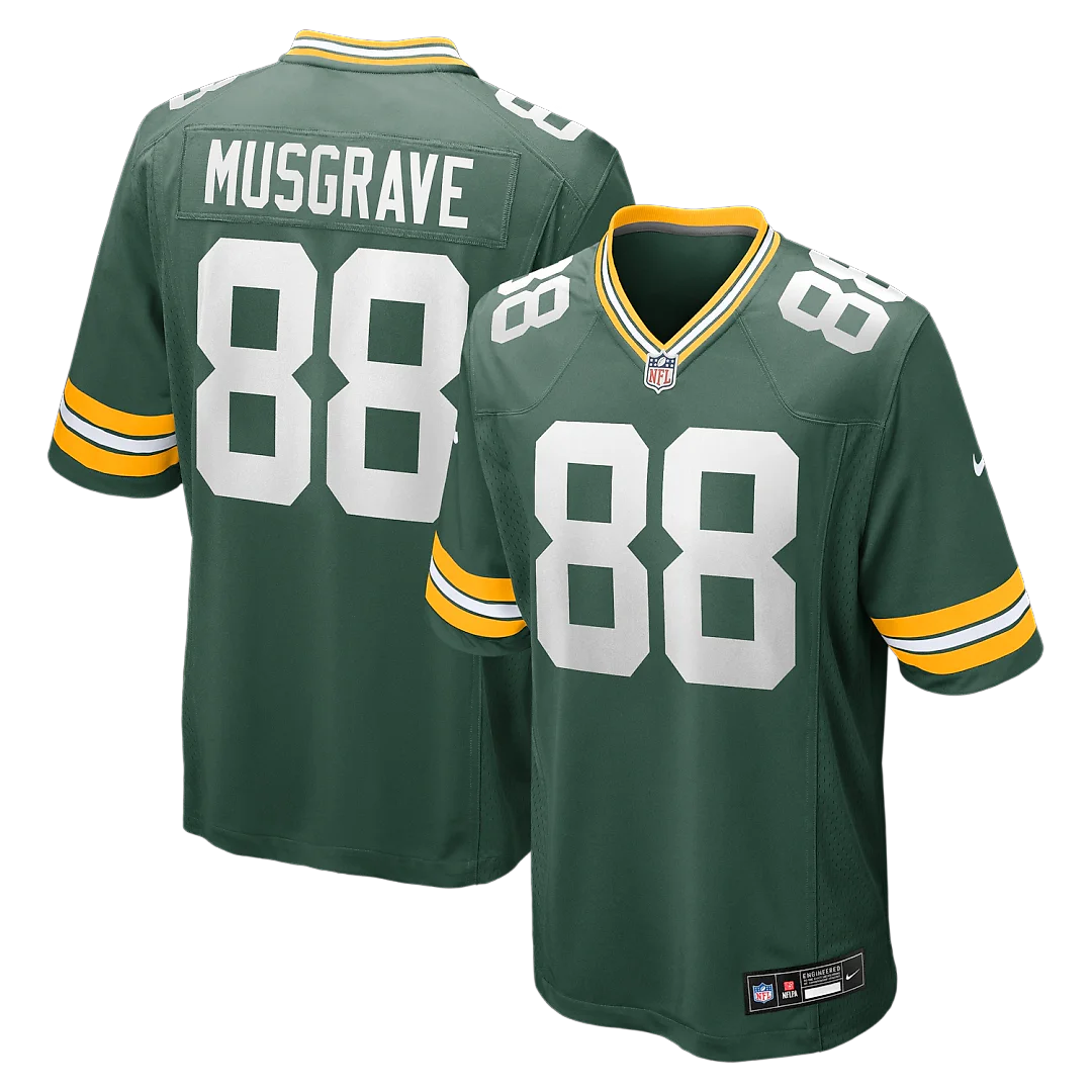 Zennovawear Luke Musgrave Green Bay Packers Game Jersey - Green