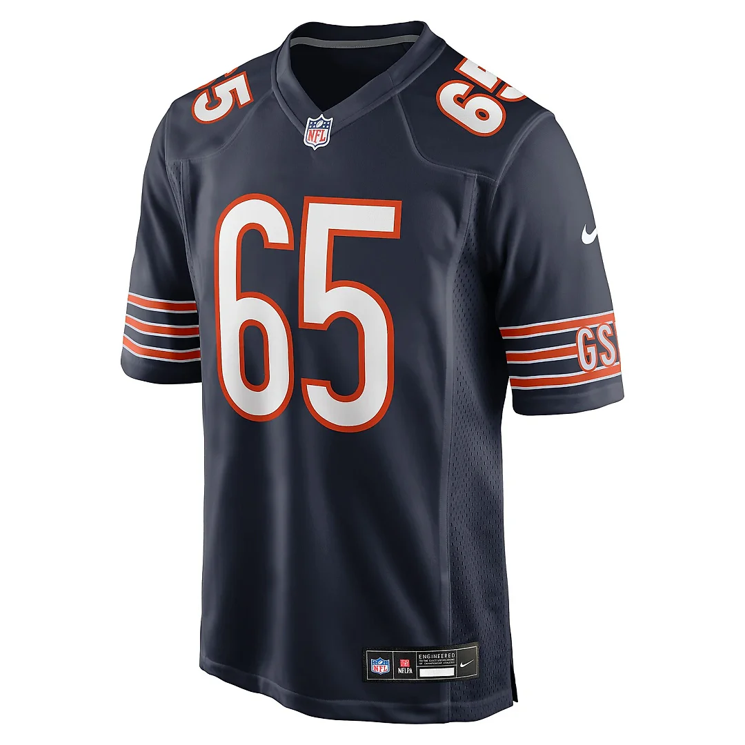 Zennovawear Luke Newman Chicago Bears Team Game Jersey - Navy