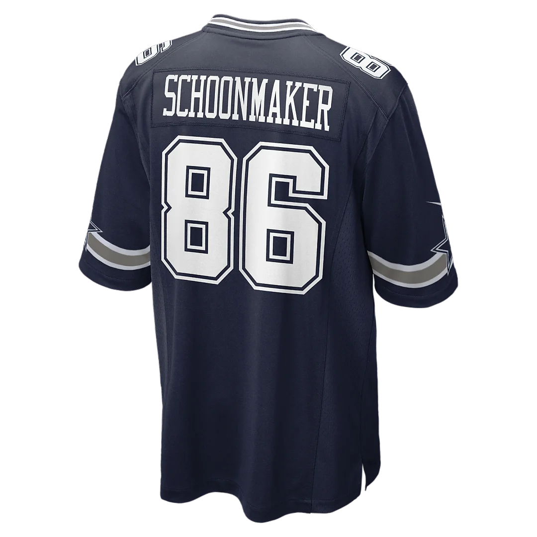 Zennovawear Luke Schoonmaker Dallas Cowboys Team Game Jersey - Navy