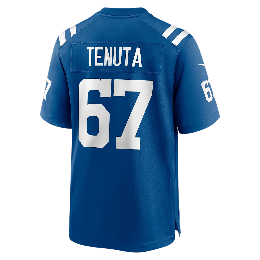 Zennovawear Luke Tenuta Indianapolis Colts Team Game Jersey - Royal
