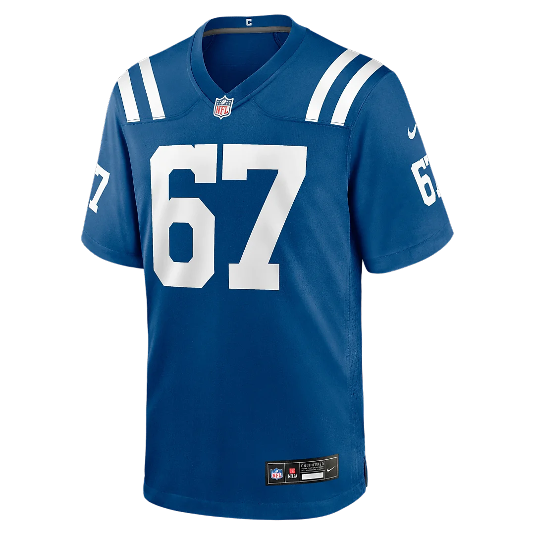 Zennovawear Luke Tenuta Indianapolis Colts Team Game Jersey - Royal