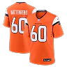 Zennovawear Luke Wattenberg Denver Broncos Team Game Jersey - Orange