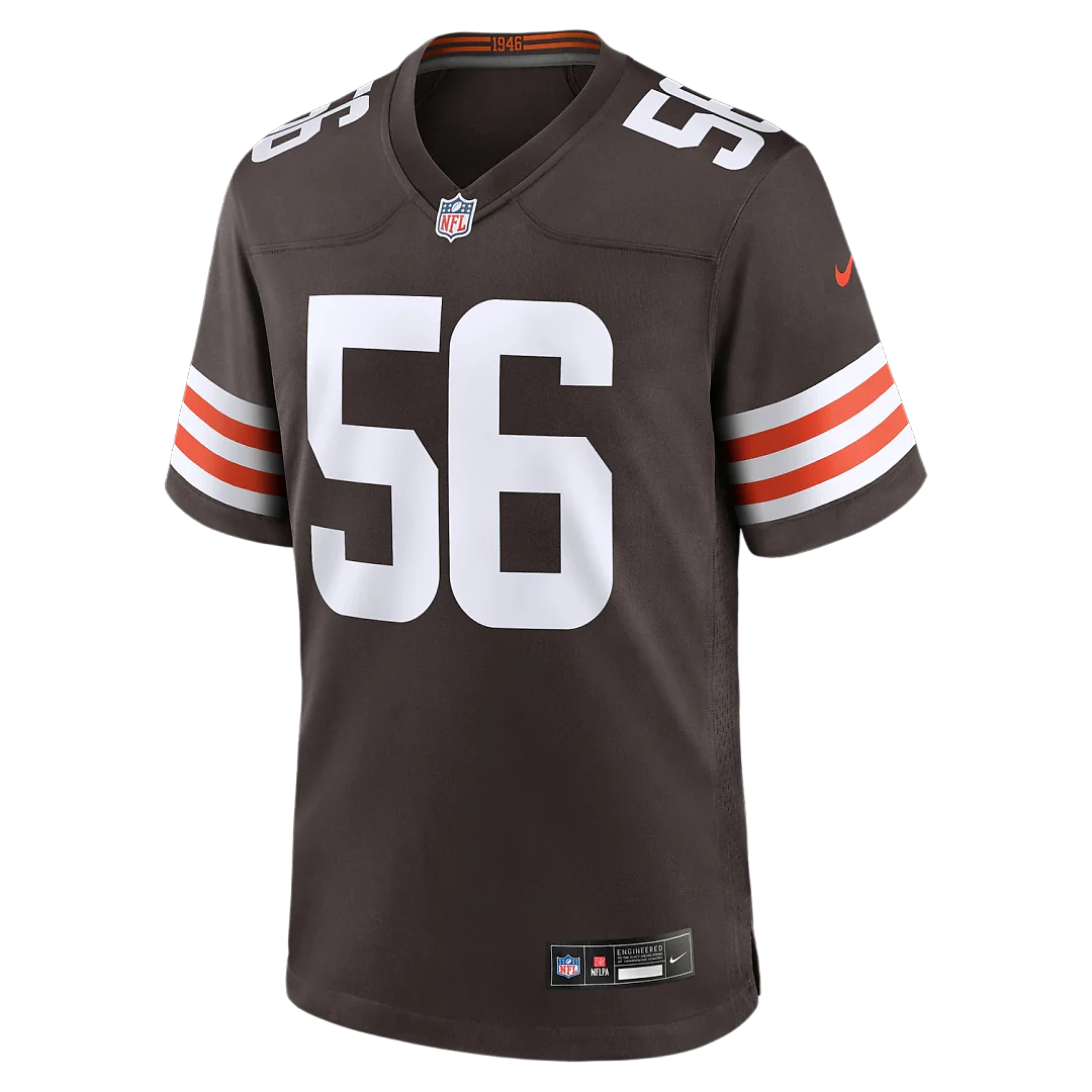 Zennovawear Luke Wypler Cleveland Browns Team Game Jersey - Brown