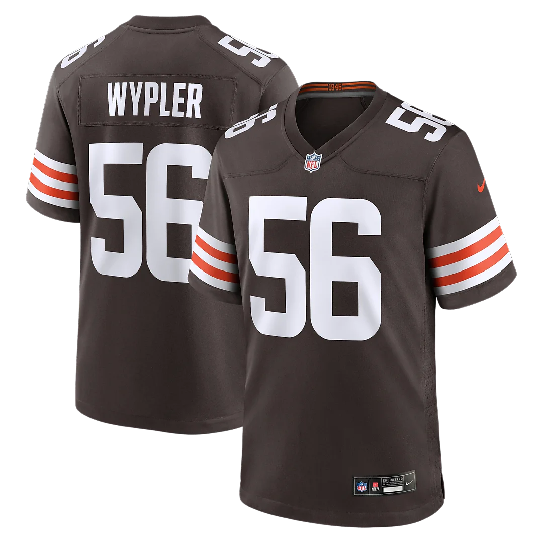 Zennovawear Luke Wypler Cleveland Browns Team Game Jersey - Brown