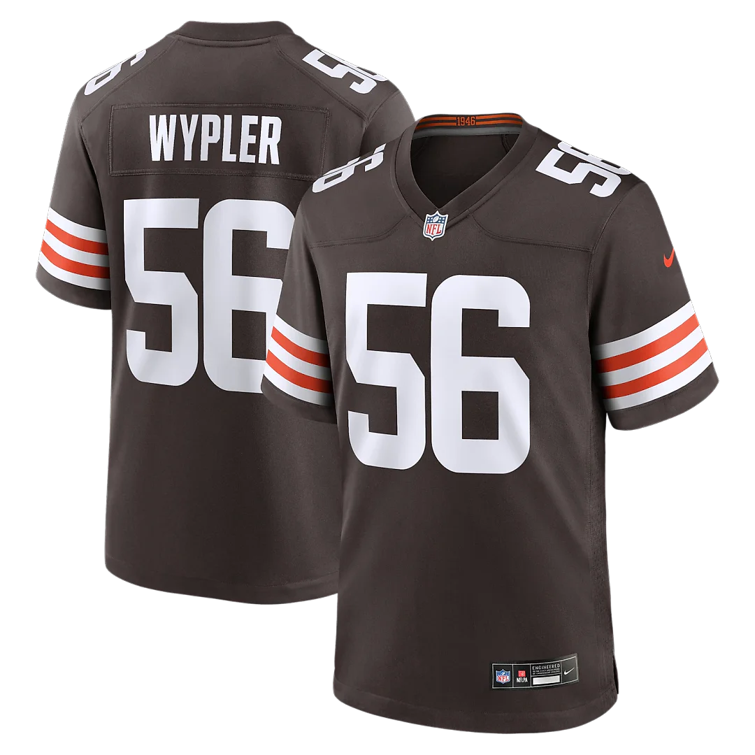 Zennovawear Luke Wypler Cleveland Browns Team Game Jersey - Brown