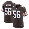 Zennovawear Luke Wypler Cleveland Browns Team Game Jersey - Brown