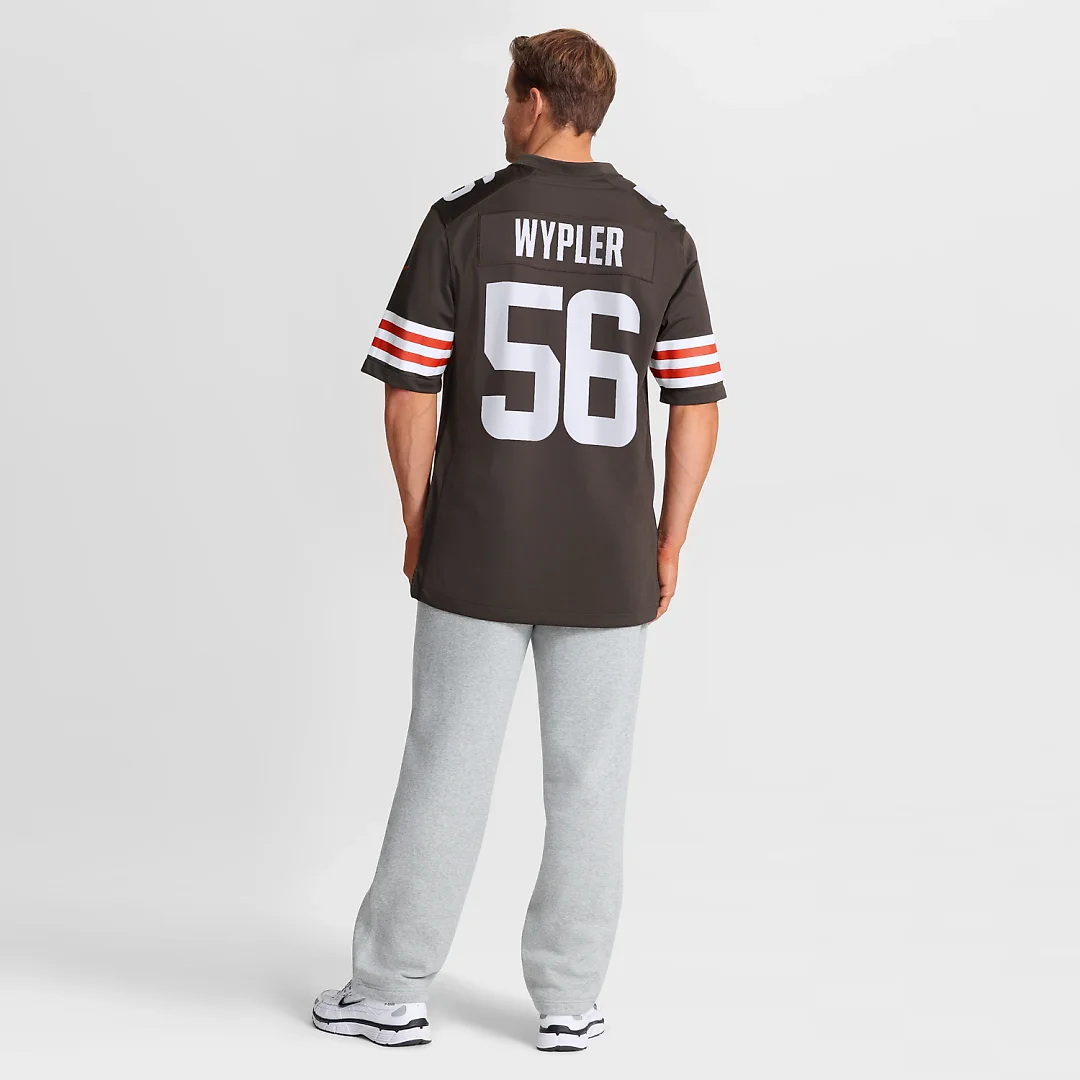 Zennovawear Luke Wypler Cleveland Browns Team Game Jersey - Brown