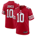 Zennovawear Mac Jones San Francisco 49ers Team Game Jersey - Scarlet