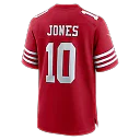 Zennovawear Mac Jones San Francisco 49ers Team Game Jersey - Scarlet