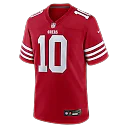 Zennovawear Mac Jones San Francisco 49ers Team Game Jersey - Scarlet