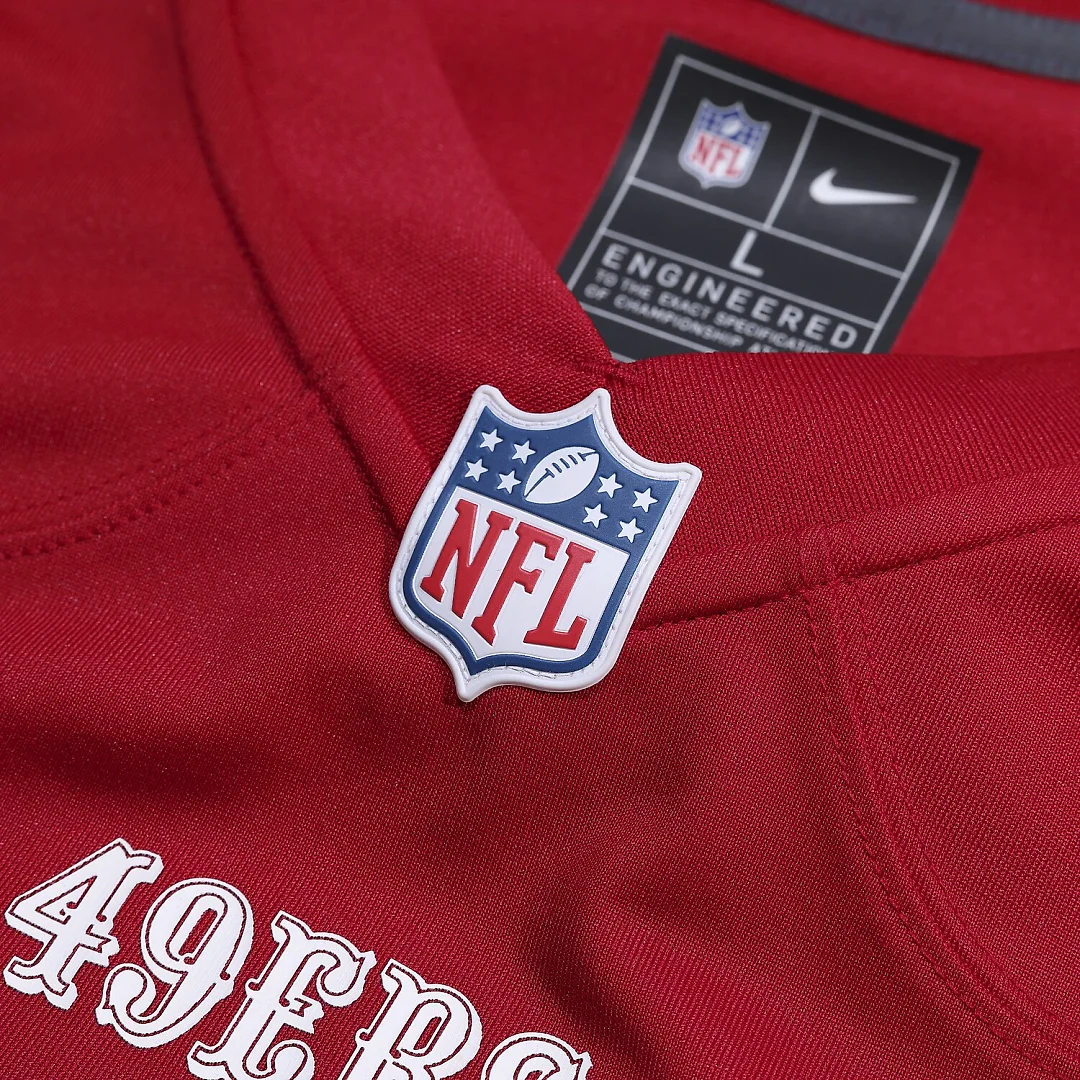 Zennovawear Mac Jones San Francisco 49ers Team Game Jersey - Scarlet