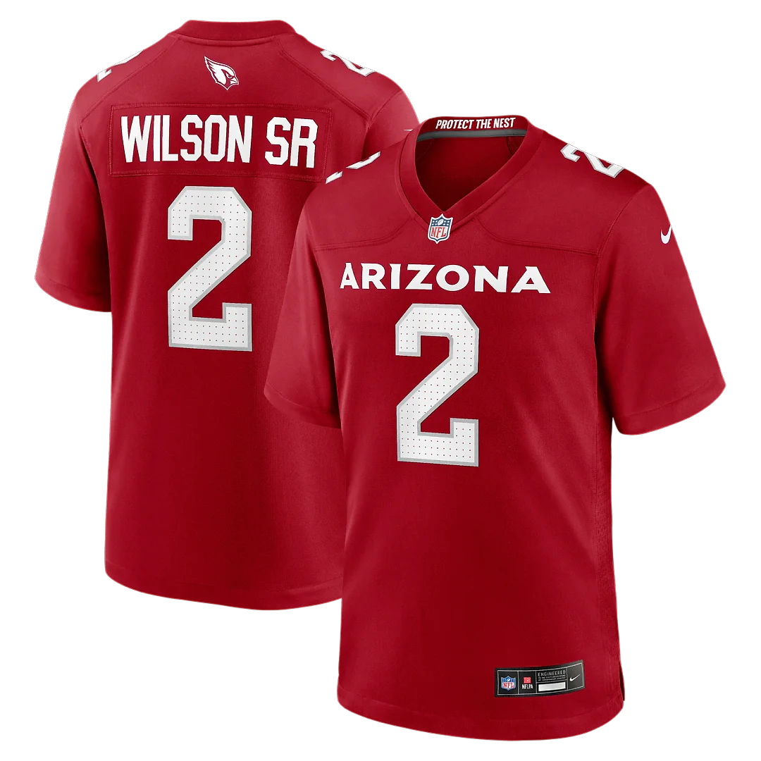 Zennovawear Mack Wilson Sr. Arizona Cardinals Team Game Jersey - Cardinal