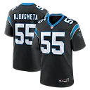 Zennovawear Maema Njongmeta Carolina Panthers Team Game Jersey - Black