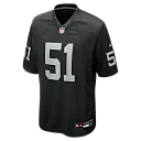 Zennovawear Malcolm Koonce Las Vegas Raiders Game Jersey - Black